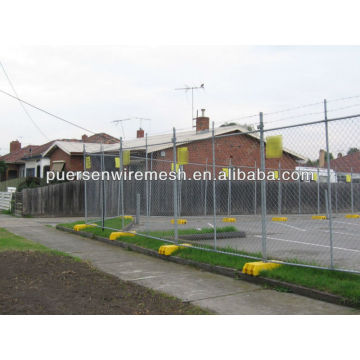 portable fence Chain Link frame iron wire mesh / Temporary Fencing